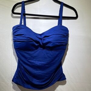 La Blanca Blue One Piece Swimsuit